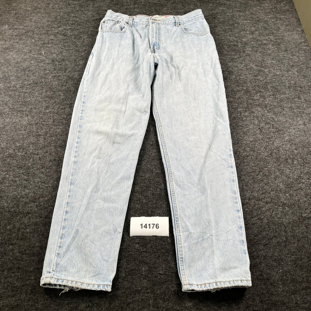 Levi's 550 Relaxed Fit Tapered Leg Jeans Mens 30 Blue Denim Light Wash Casual
